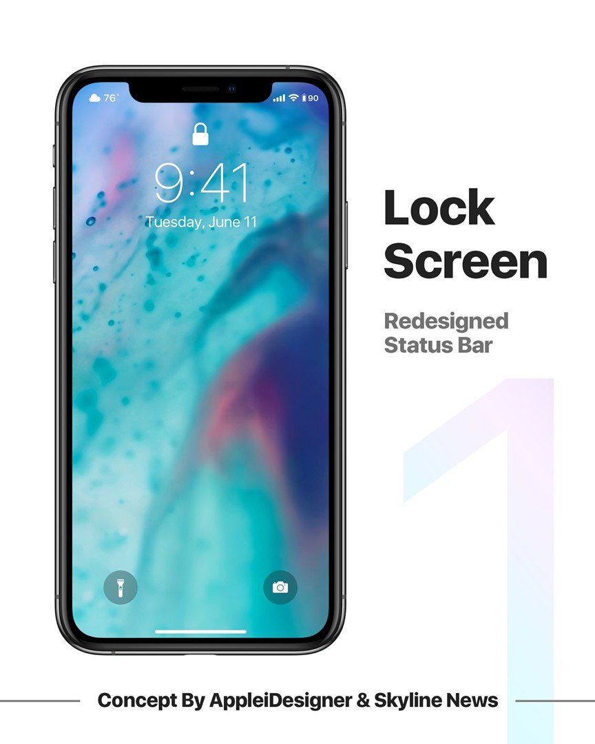 Please admire the latest iOS 13 Concept with a unique design Picture 2