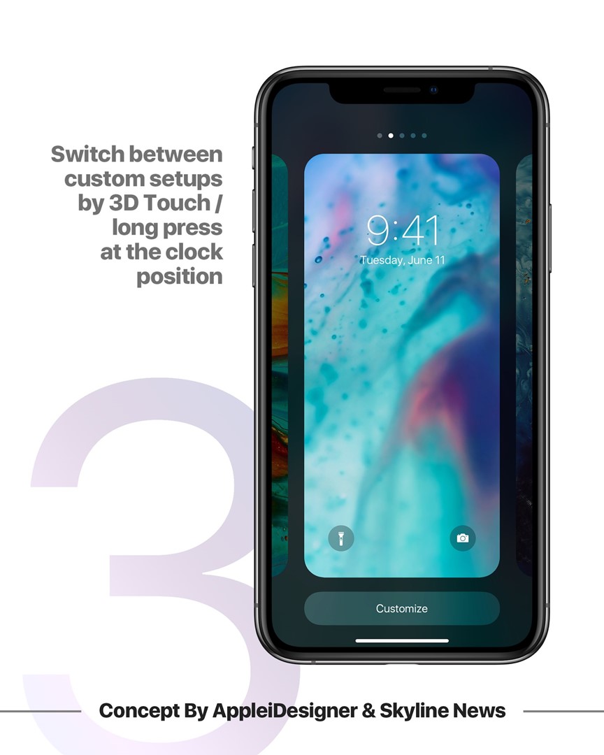 Please admire the latest iOS 13 Concept with a unique design Picture 3