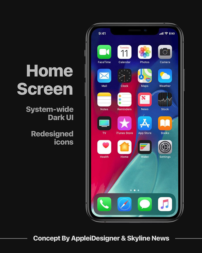 Please admire the latest iOS 13 Concept with a unique design Picture 6