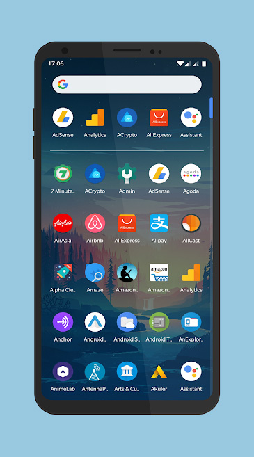 Please download ALauncher Pro, the Material Designer launcher, for free ...