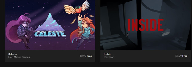 Please download Celeste and Inside, two great adventure, puzzle games are free Picture 12