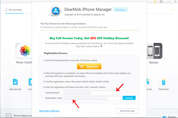 Please download DearMob Manager, iPhone management tool worth 65.95 USD, is free Picture 3