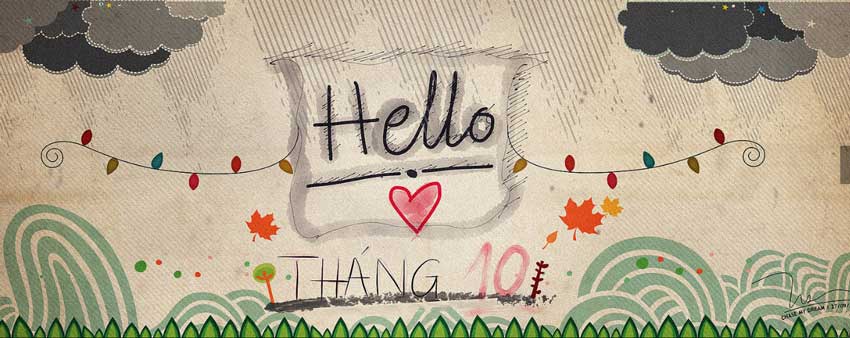 Please download the Facebook cover photo to greet the beautiful and meaningful October Picture 17