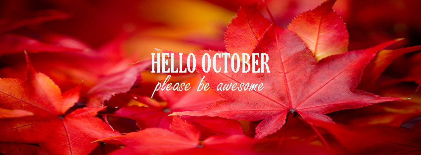 Please download the Facebook cover photo to greet the beautiful and meaningful October Picture 9