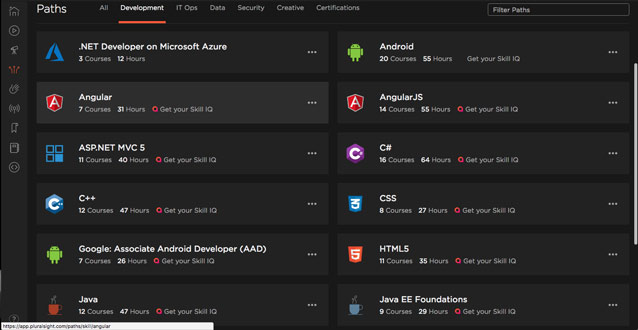 Pluralsight free 7000 online courses at home including Photoshop, Premiere, C ++ ... Picture 2