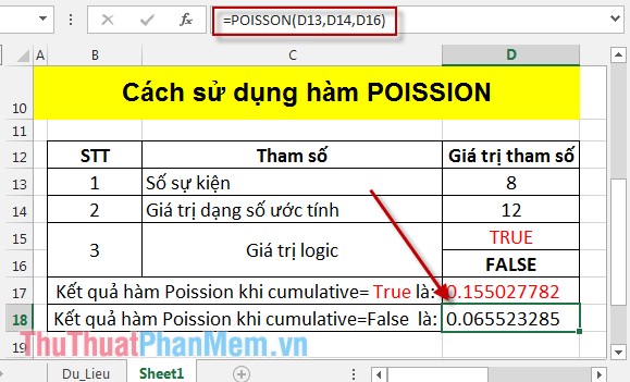 POISSON function - The function returns the Poisson distribution in Excel Picture 6