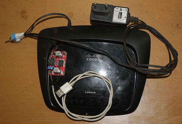 Power failure still surfs the face roaring thanks to homemade backup charger for Modem Picture 18