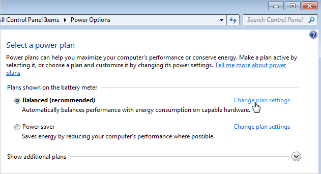 Power saving modes in Windows Picture 5