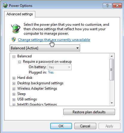 Power saving modes in Windows Picture 7