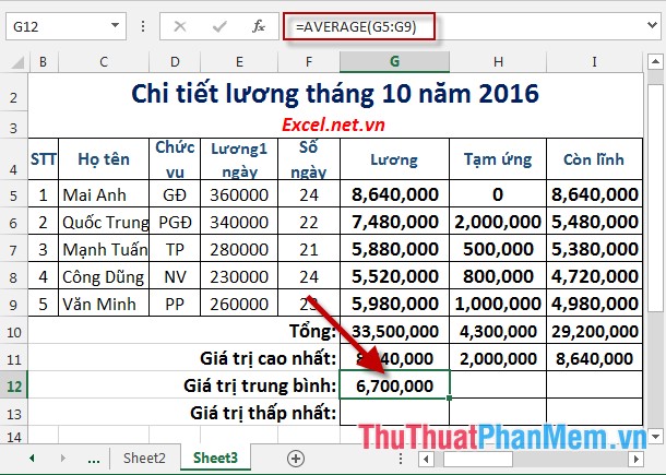 Practice exercises on payroll in Excel Picture 9