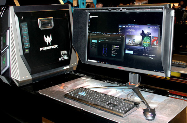 Predator Thronos, the unique gaming chair that supports three screens, can vibrate rotation Picture 3