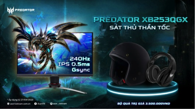 Predator XB253QGX - Gaming monitor 240Hz is hunted by gamers today Picture 4