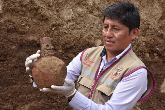 Pre-Hispanic Temple of Wari civilization is found in Peru Picture 1