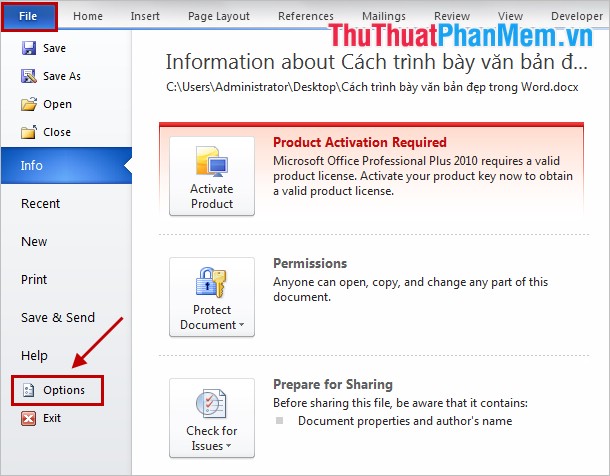 Presentation of beautiful Word documents - Presentation beautifully in Word Picture 2