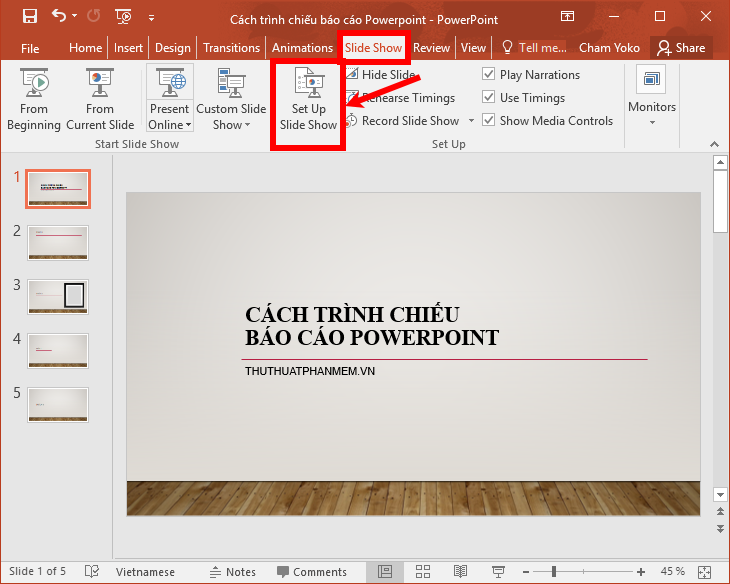 Presentation of Powerpoint report Picture 12