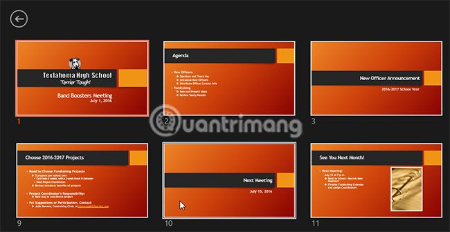 Presenting slide shows in PowerPoint 2016 Picture 11