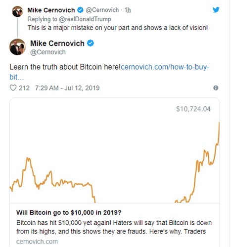 President Trump: 'I'm not a fan of Bitcoin or any other electronic money' Picture 3