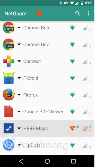 Prevent Android apps from accessing the Internet Picture 7