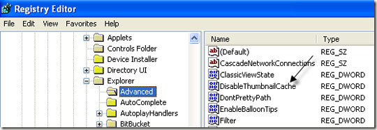 Prevent creating Thumbs.db file in Windows XP Picture 3