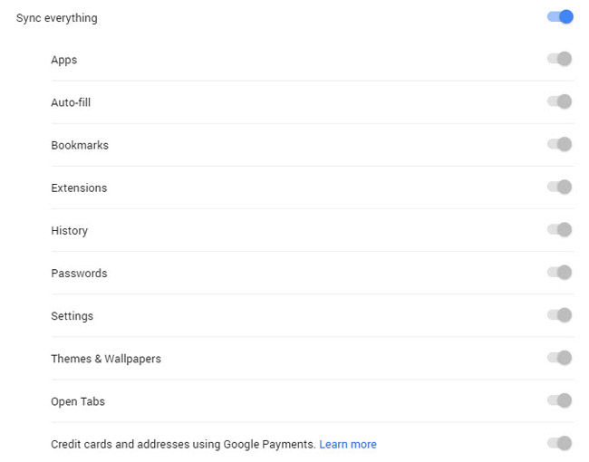 Privacy practices on Google Chrome Picture 7