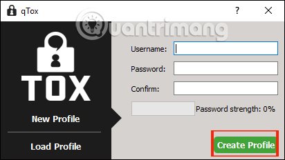 Private messaging, video calling on Tox Chat Picture 1