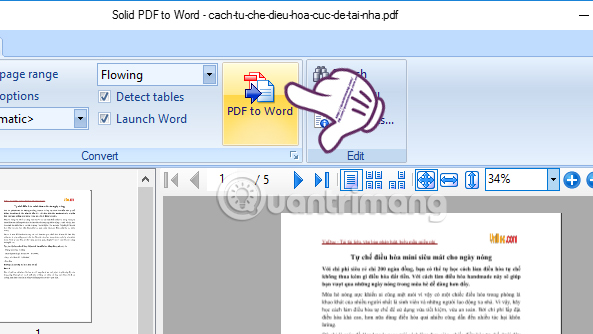 Professional PDF file conversion software for Word Picture 14