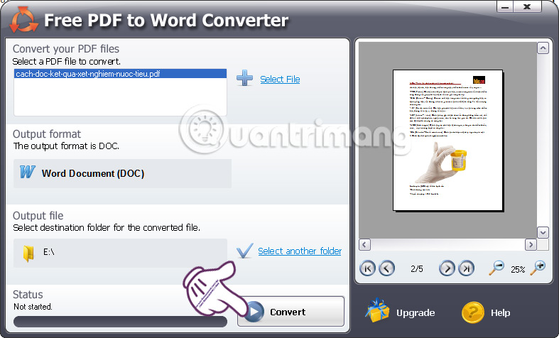 Professional PDF file conversion software for Word Picture 6