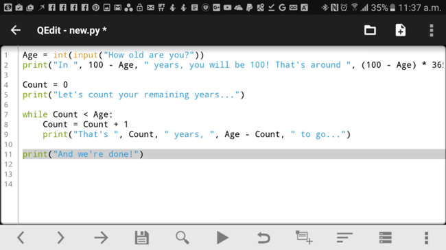 Programming Python on Android device Picture 7
