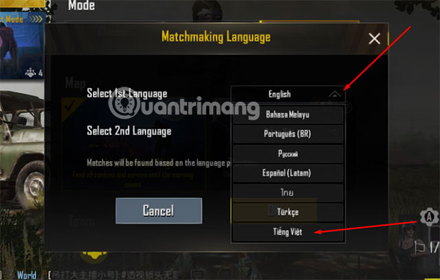 PUBG Mobile: Instructions for selecting teammates in the same language Picture 2