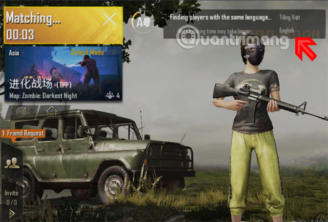 PUBG Mobile: Instructions for selecting teammates in the same language Picture 4