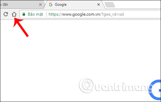 Put Google as the homepage on Google Chrome Picture 4