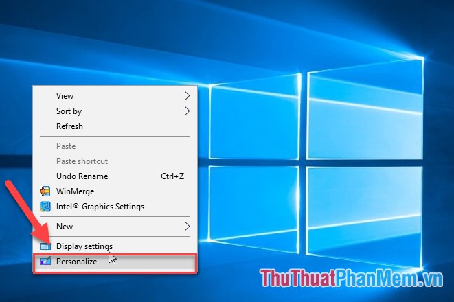 Put My Computer icon on the Desktop on Windows 10 Picture 1