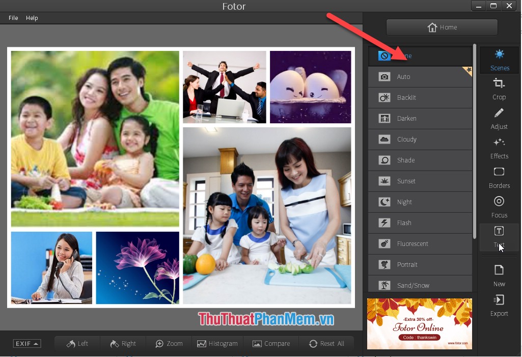 Quick and beautiful text insertion into images with Foto software Picture 4