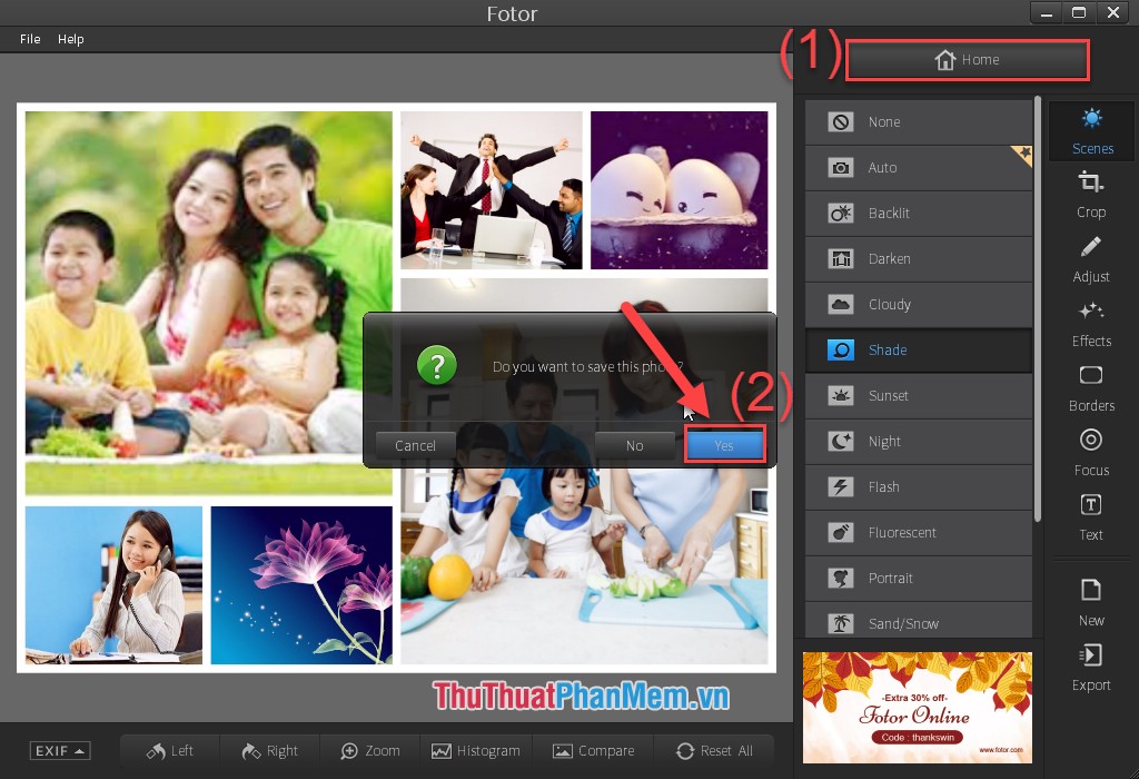 Quick and beautiful text insertion into images with Foto software Picture 5