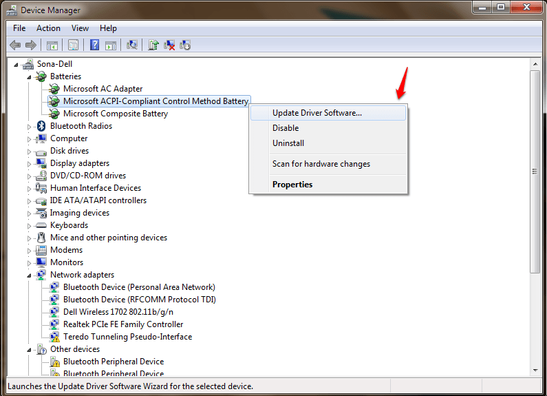 Quick fix laptop error Windows 10 does not charge the battery Picture 4