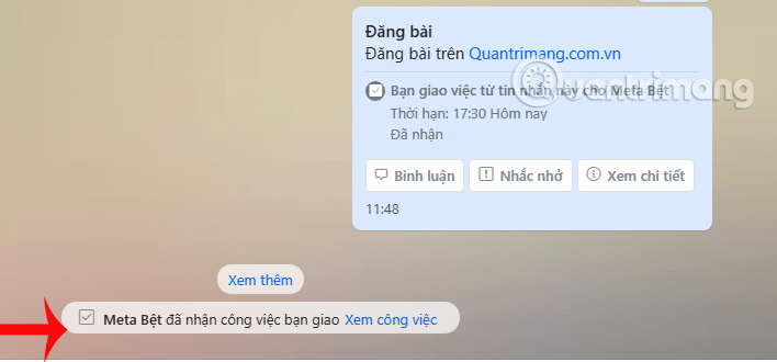 Quickly experience the 'Handover' feature on Zalo PC Picture 6