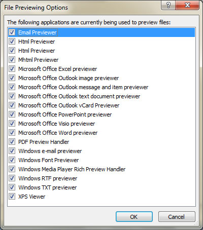 Quickly see the attachment in Outlook Picture 4