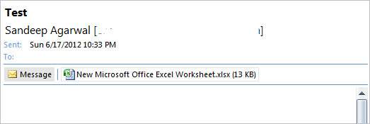 Quickly see the attachment in Outlook Picture 5