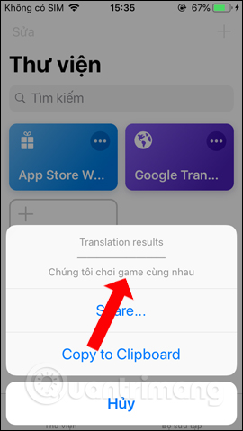 Quickly translate with Siri Shortcuts on iPhone Picture 13