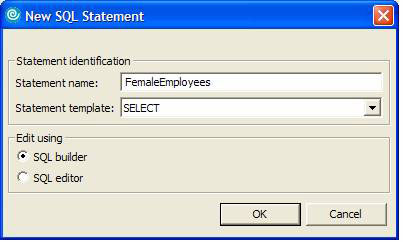 Rational DA Data Architecture and DB2 9: Build an SQL command Picture 2