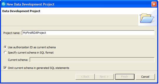 Rational DA Data Architecture and DB2 9: Build an SQL command Picture 24