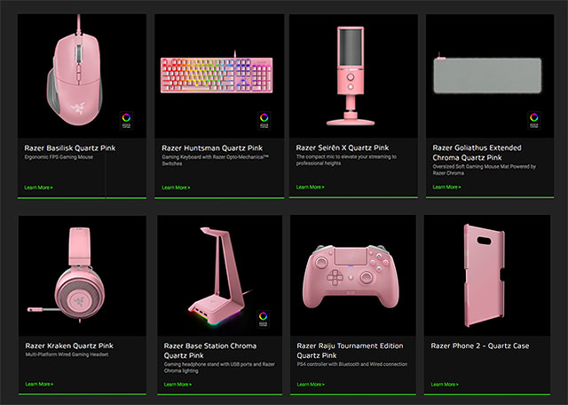 Razer launches a special collection for Valentine's Day gamers: Full pink is pink Picture 3