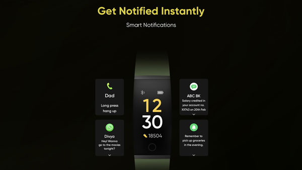 Realme Band: 10-day battery life, no-charge battery charger Picture 2