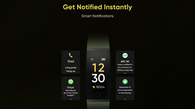 Realme Band launched: Color screen, 10-day battery, heart rate monitor, VND 475,000 Picture 2