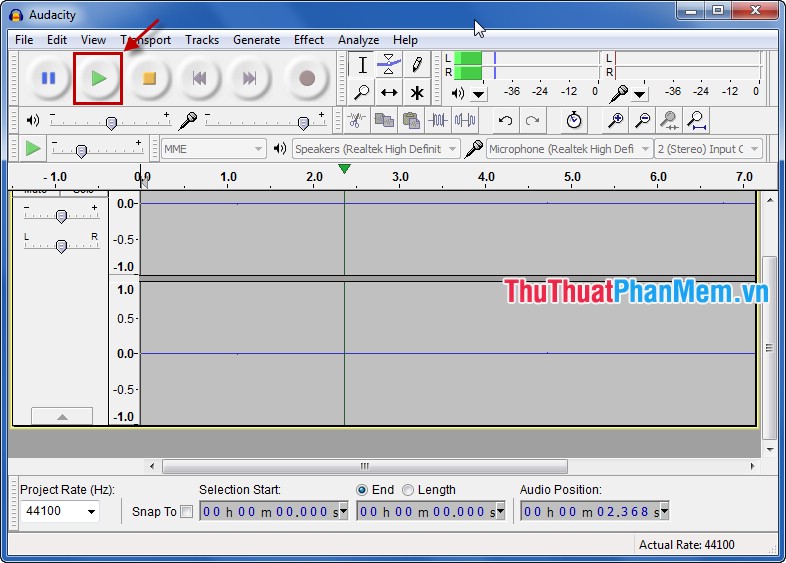 Record on your computer with Audacity software Picture 5