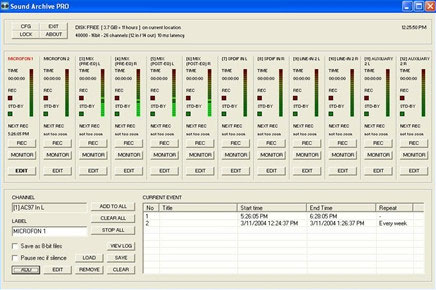 Recording software on the computer Picture 4