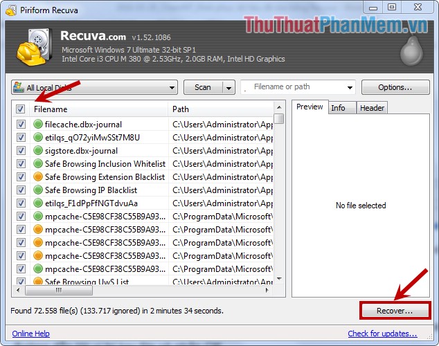 Recover deleted data with Recuva Picture 9
