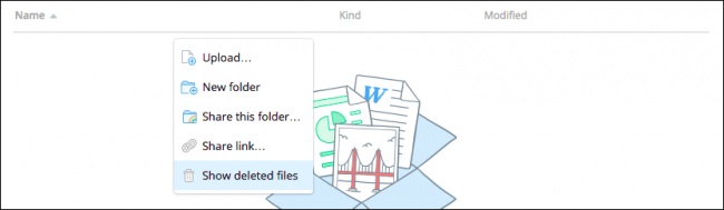 Recover deleted files from the cloud service Picture 3