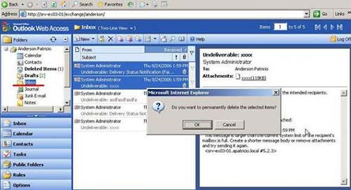 Recover deleted files in Exchange Server 2003 (Part I) Picture 7