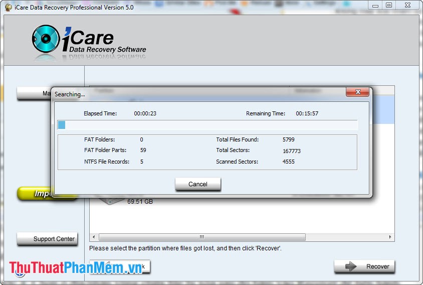 Recover lost data with iCare Data Recovery software Picture 4